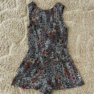 Multicolored Aqua romper